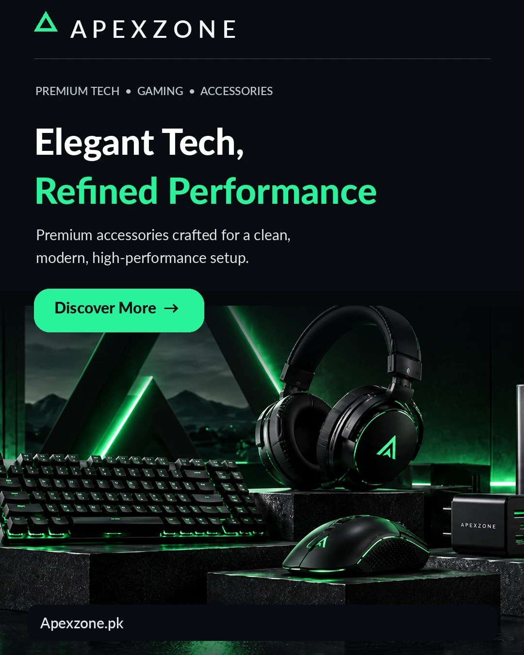 Elegant Tech, Refined Performance. Premium accessories crafted for a clean, modern, high-performance setup. Discover more.
